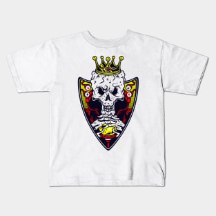 King Skull (color) Kids T-Shirt